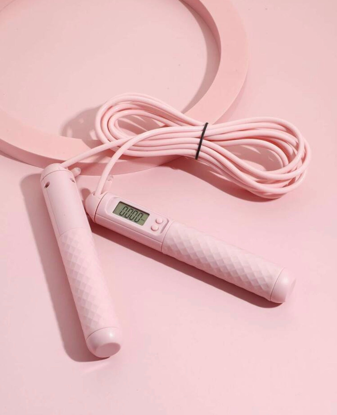Smart jumping rope with calorie counting
