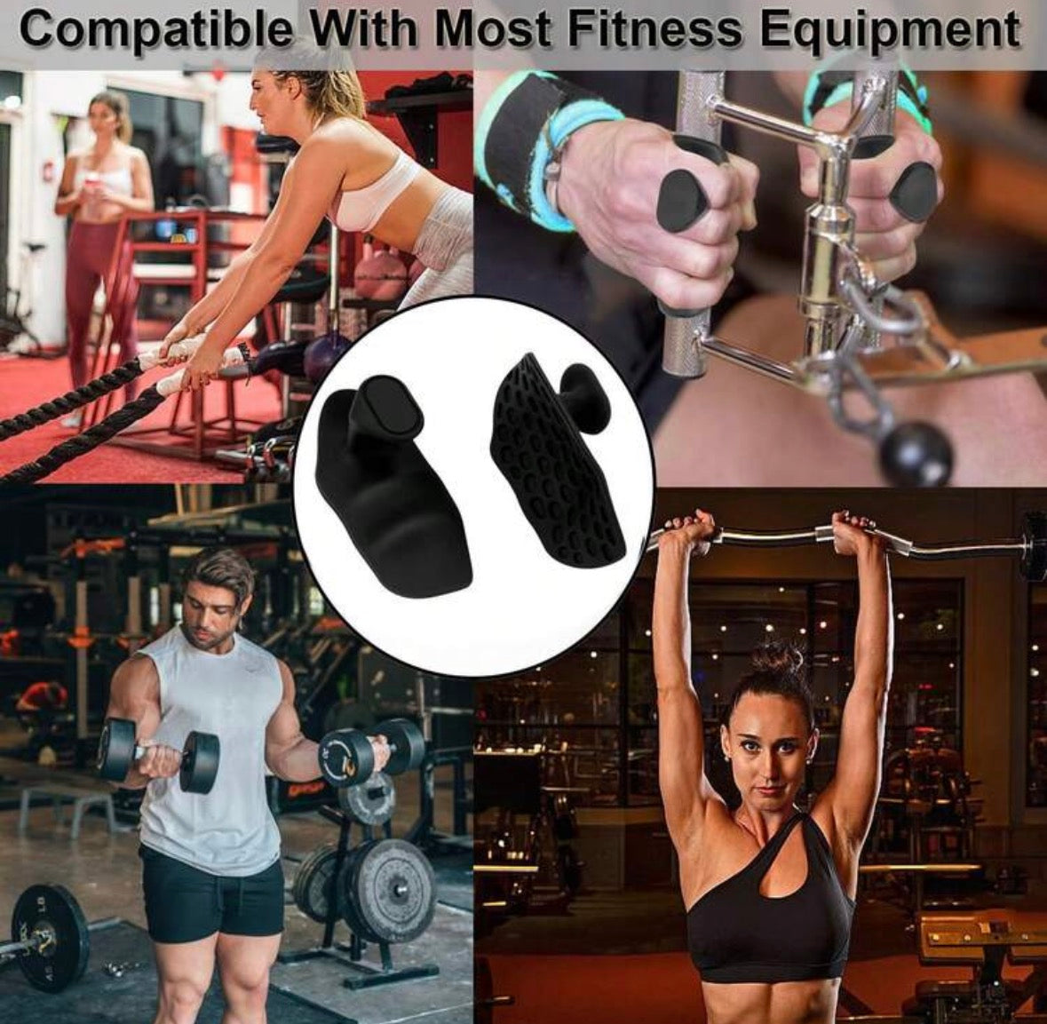 Gym grip pads for palm protection