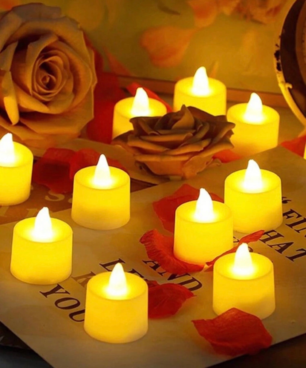 LED warm decorative candles