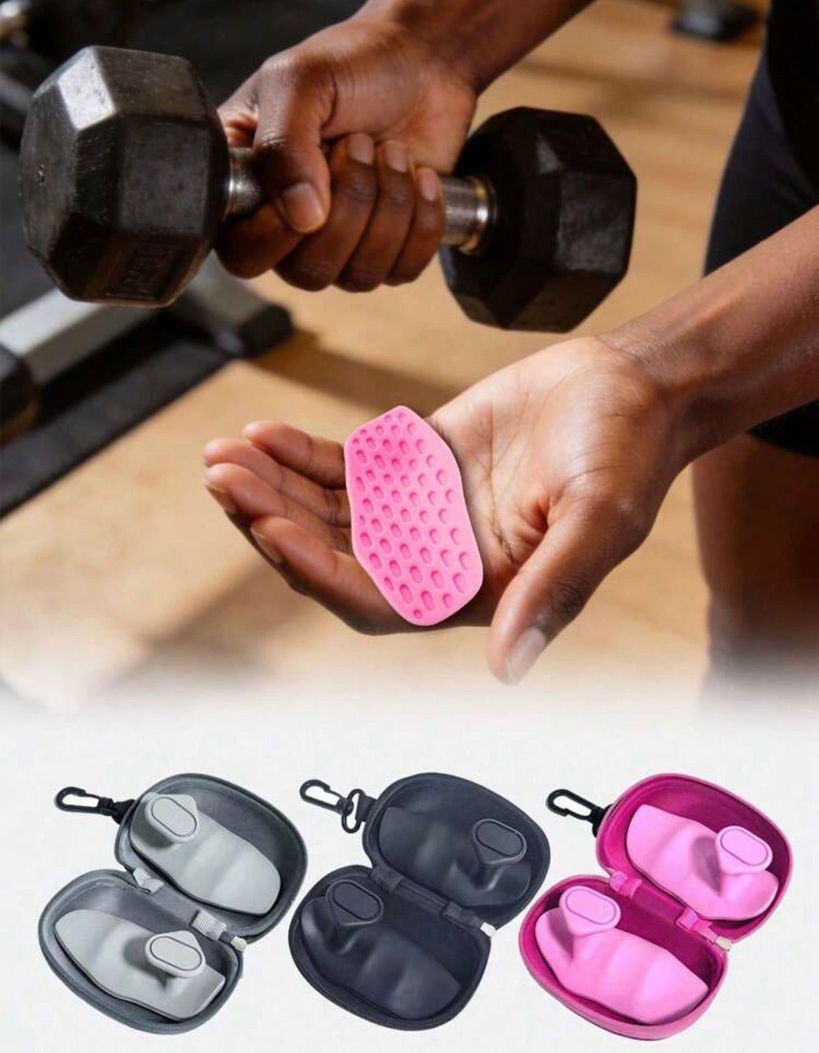 Gym grip pads for palm protection
