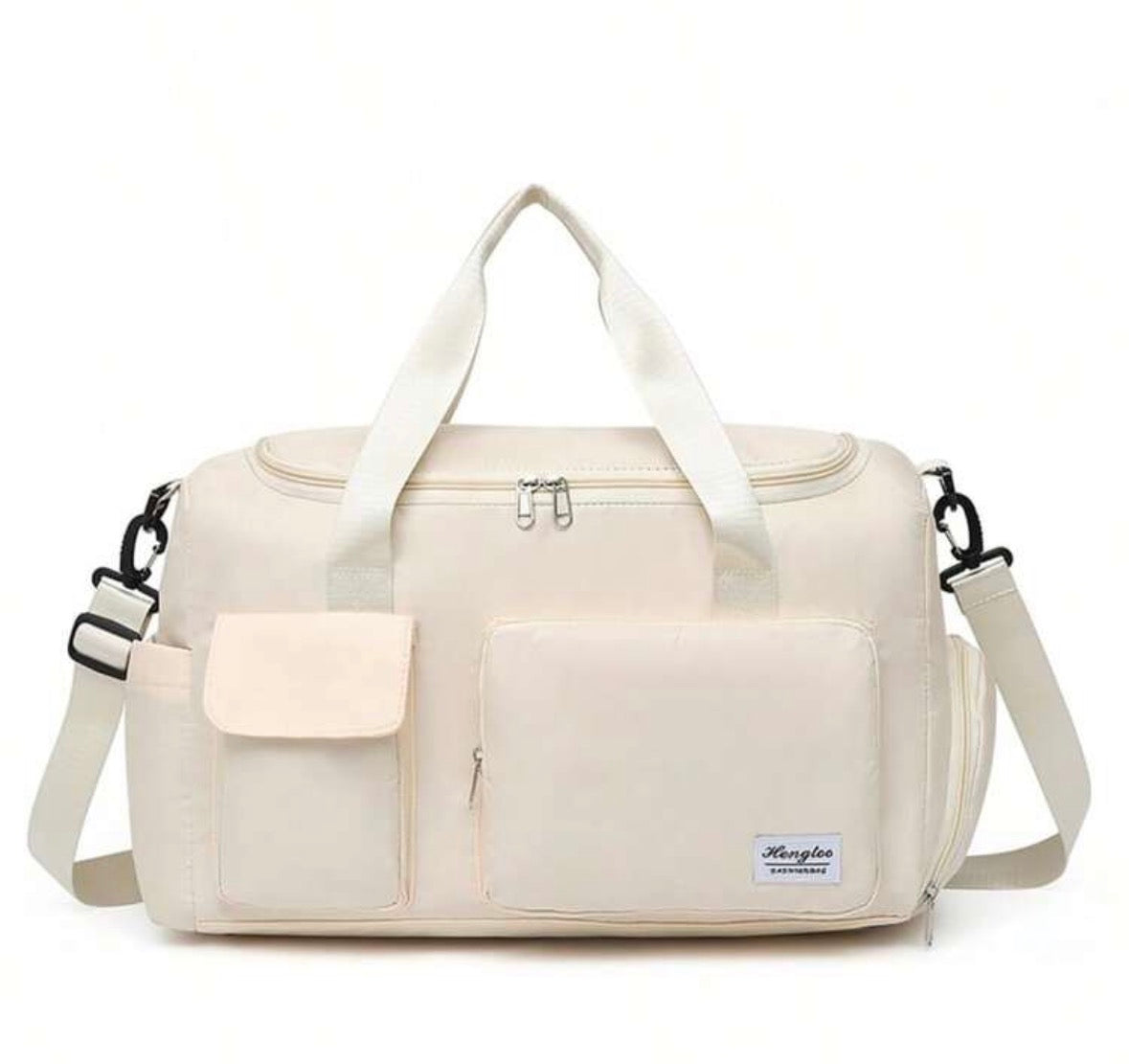 Travel/gym bag with many compartments