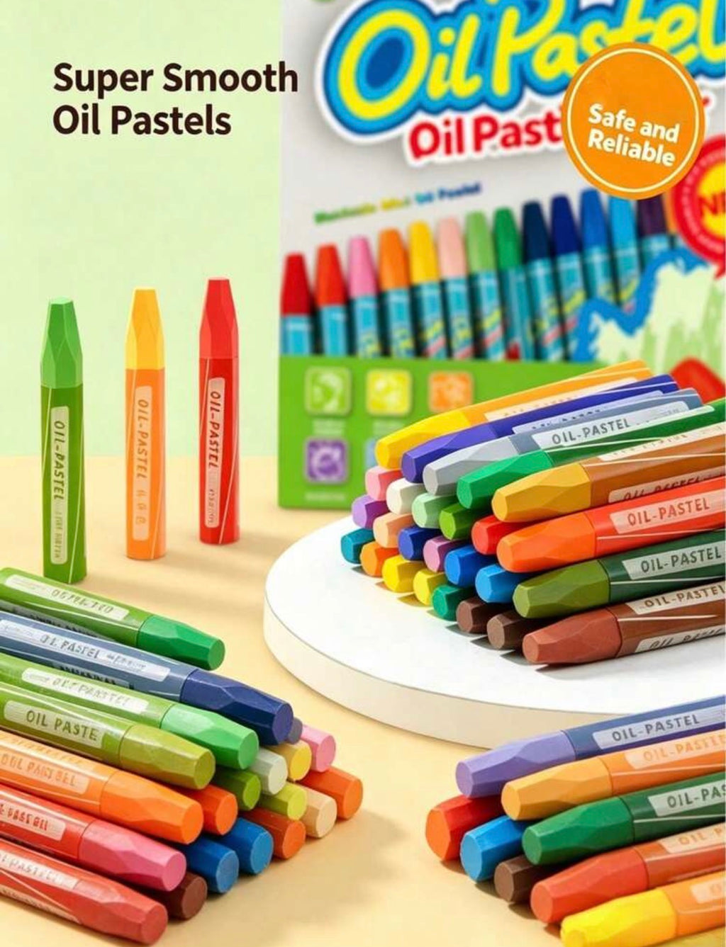 Oil pastel crayons