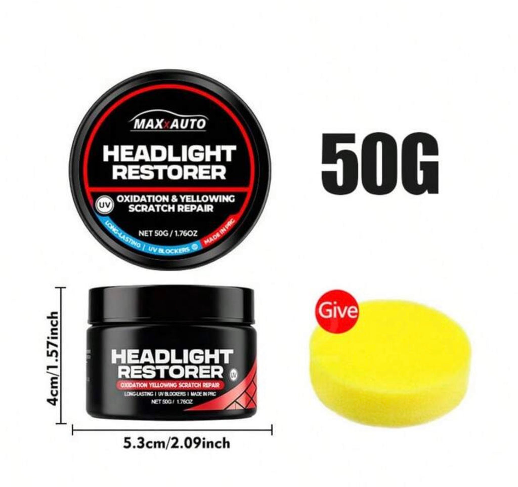 Car headlight restoration kit