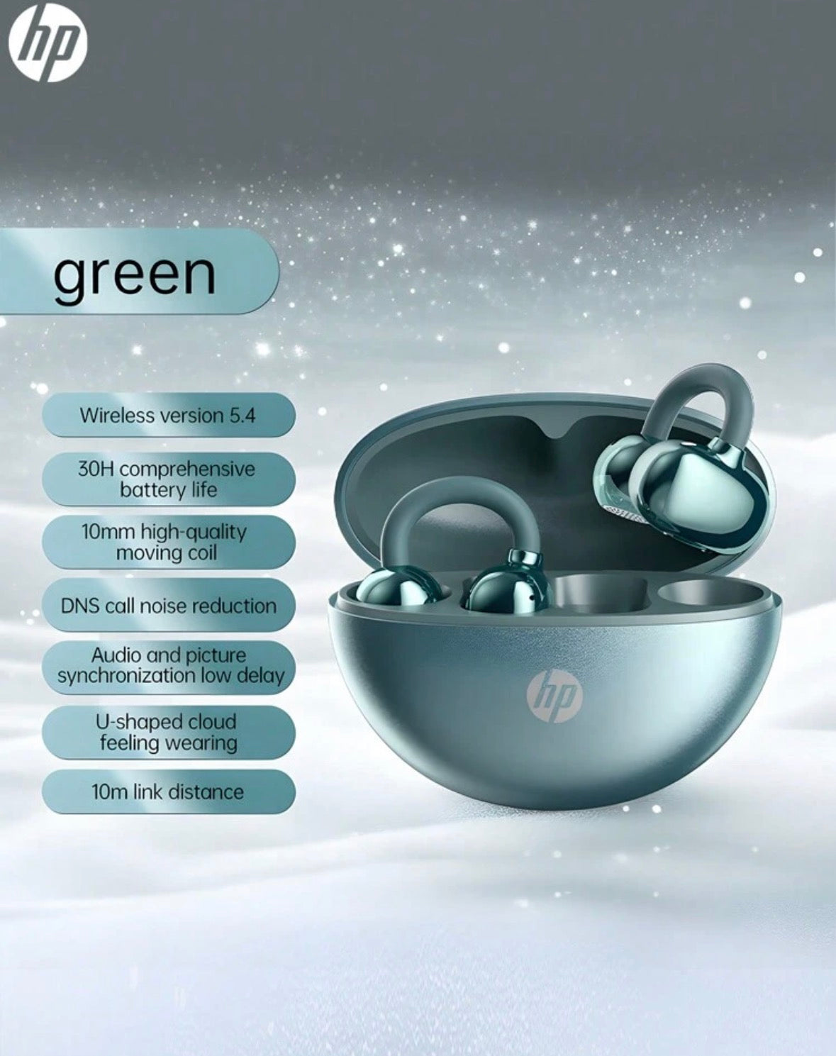 HP Open-ear bluetooth earphones