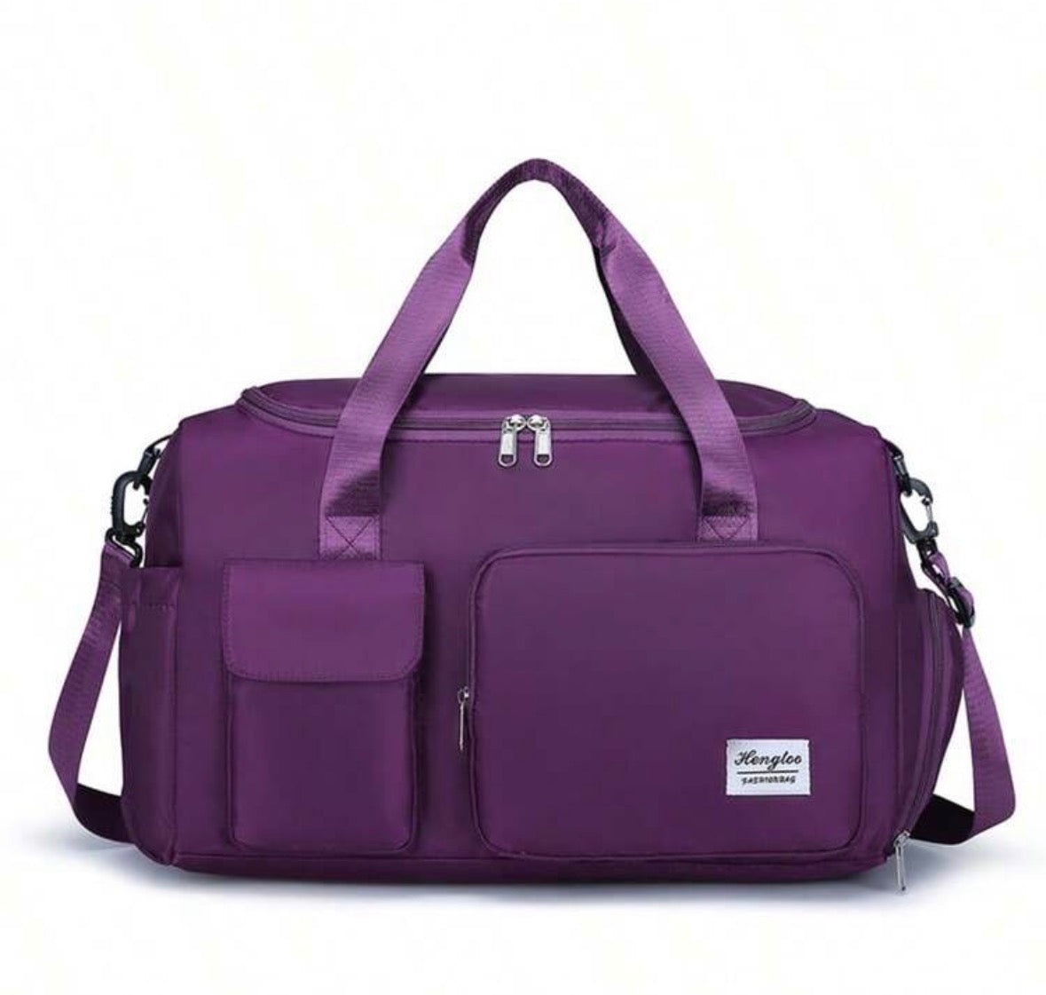 Travel/gym bag with many compartments