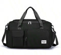 Travel/gym bag with many compartments