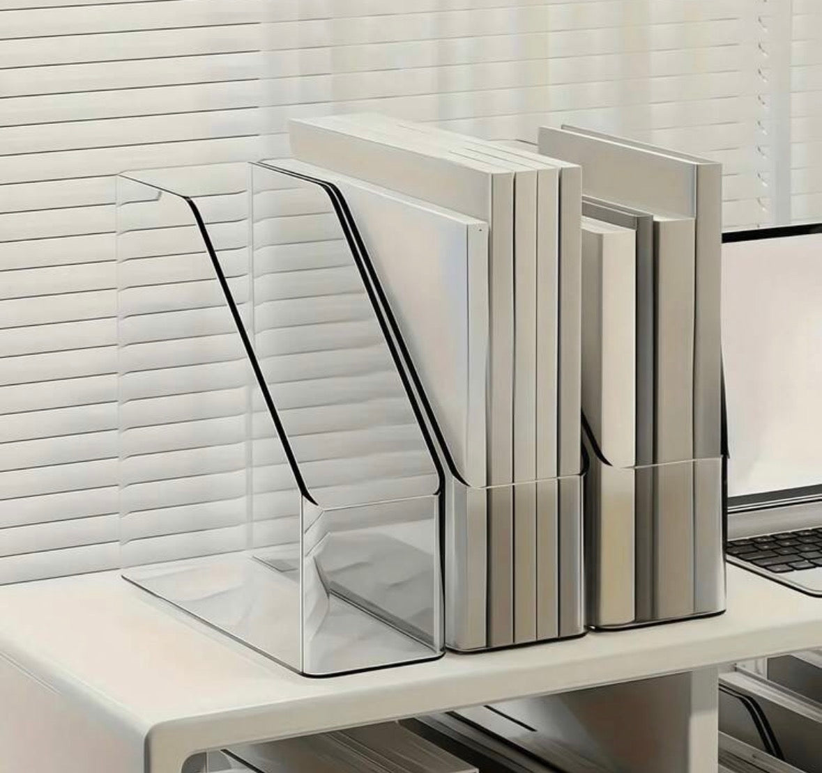 2pc book/paper organizer