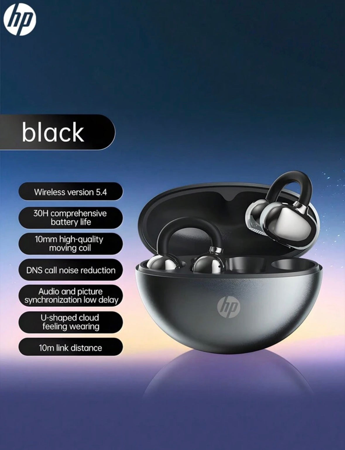 HP Open-ear bluetooth earphones