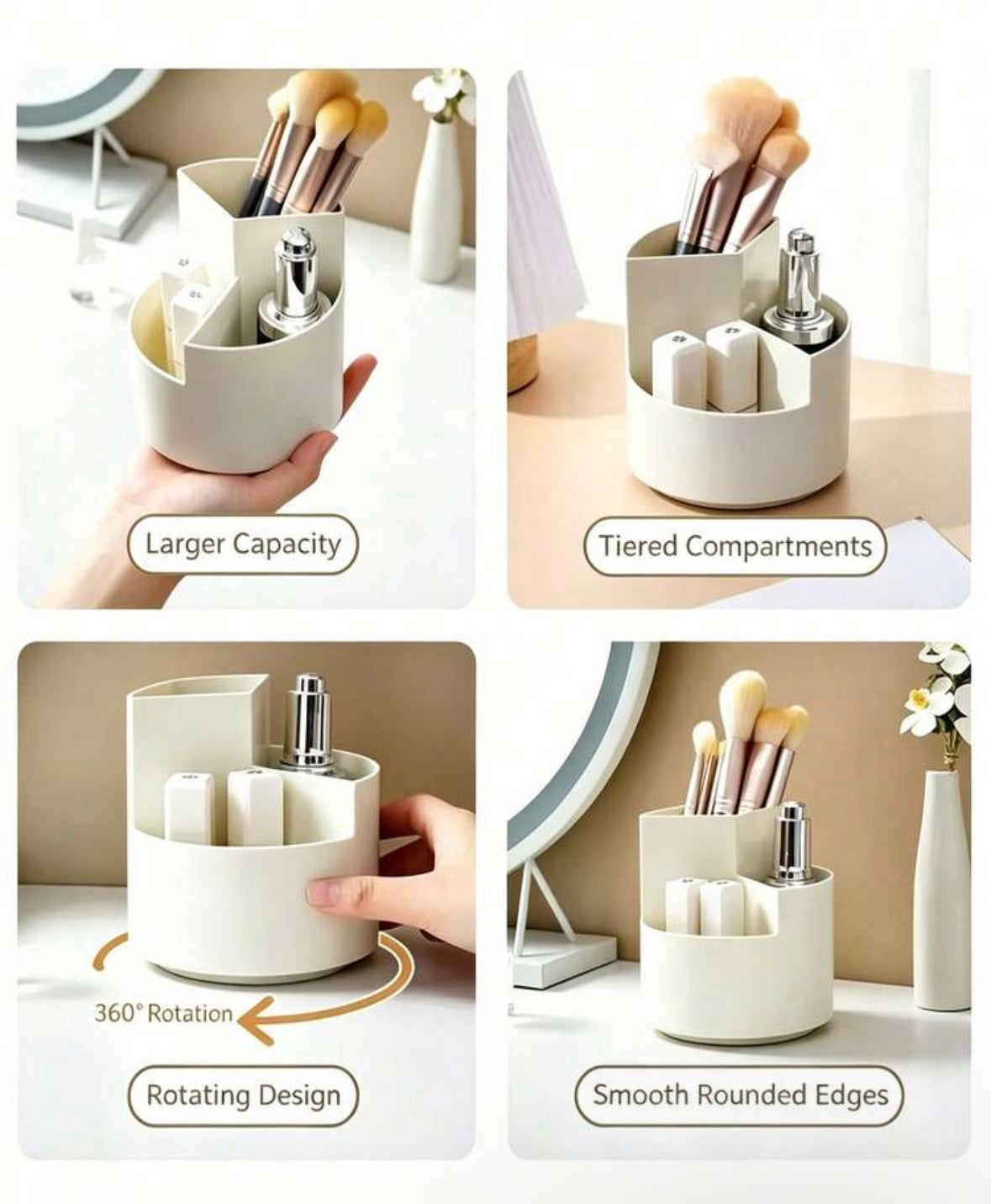 360 rotating pen organizer