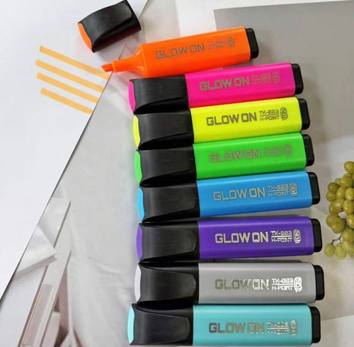16 piece neon and pastel colored highlighters