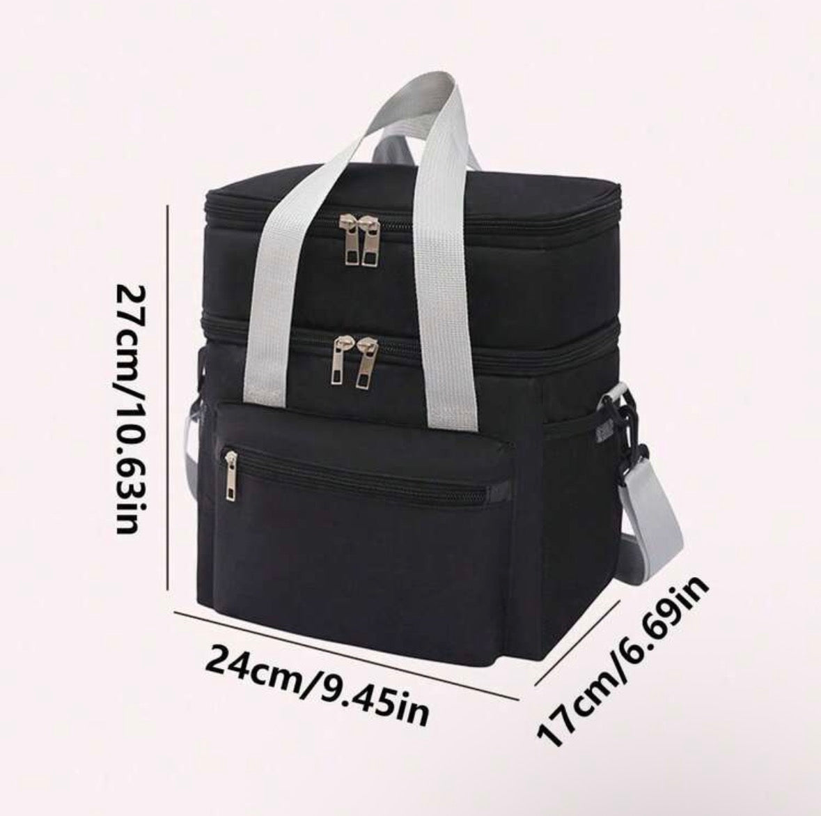 Double layer lunch box
