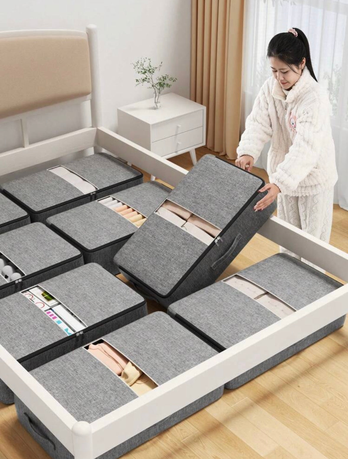 Under bed storage bag