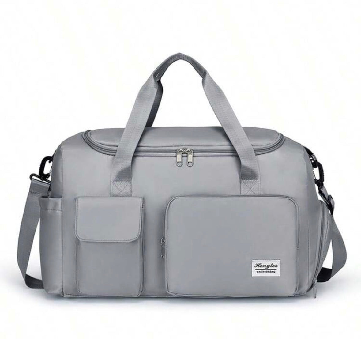 Travel/gym bag with many compartments