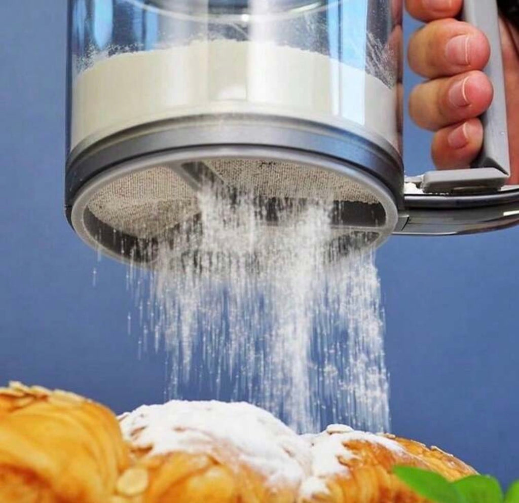 Handheld powder sieve