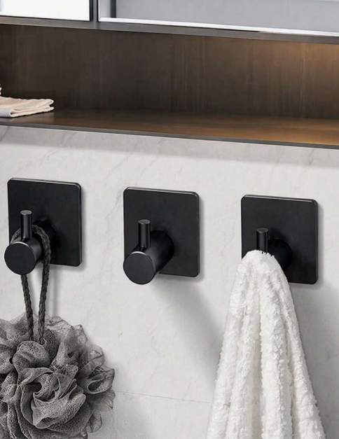 Square adhesive hooks