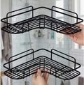 Adhesive corner rack
