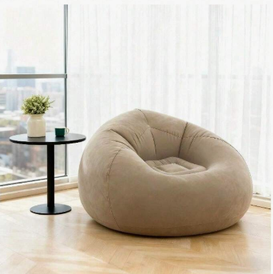 Inflatable bean bag