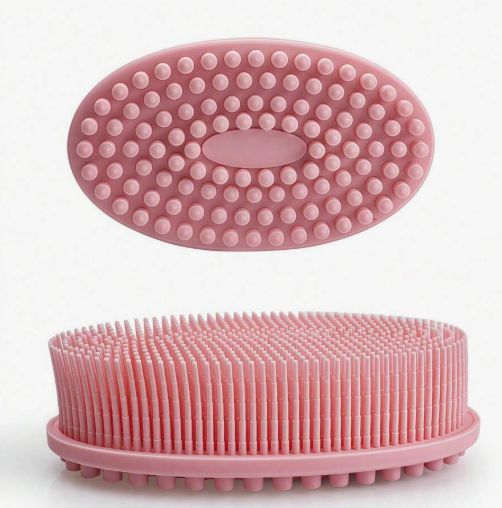 Anti bacterial silicone scrub