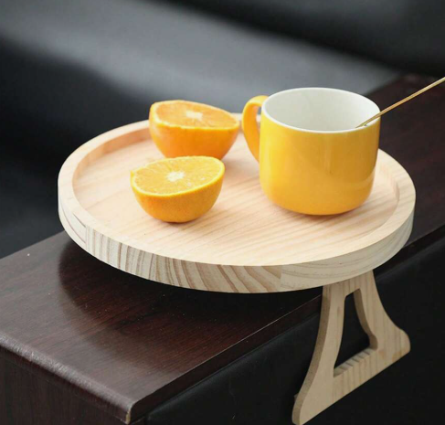 Sofa wood tray for sofas