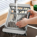 Expandable draining rack