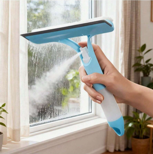 Three-in-one glass cleaner