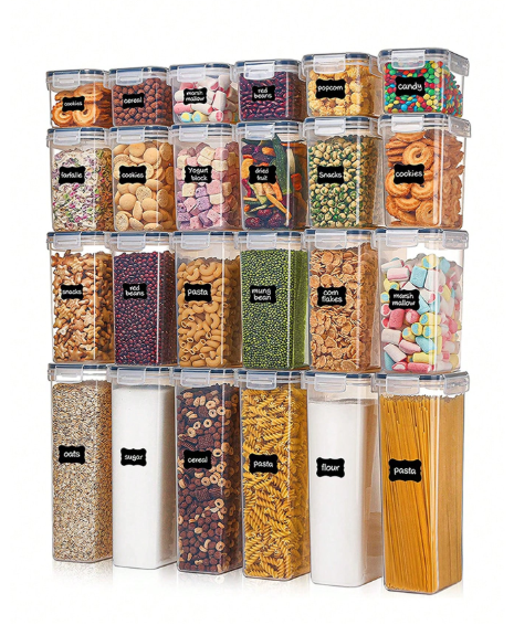 Airtight food storage containers