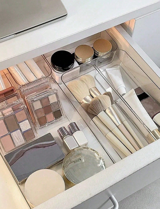 Transparent organizer set