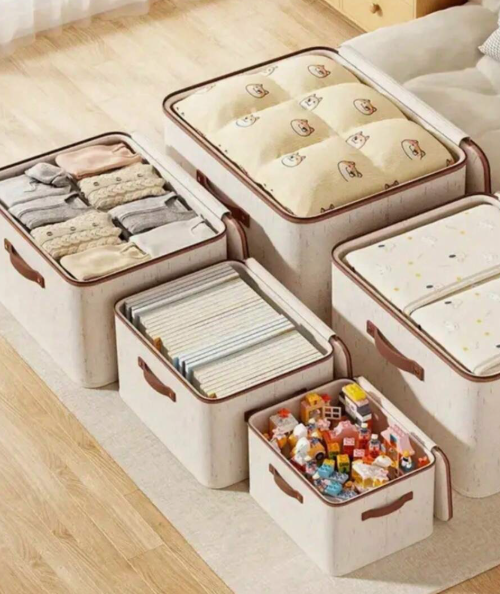Linen closet organizers
