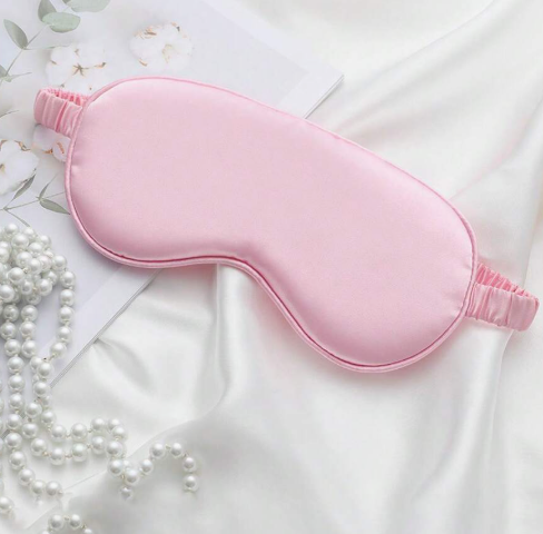 Luxurious silk sleeping mask