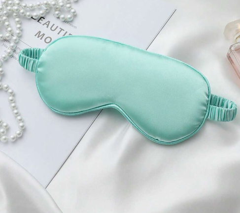 Luxurious silk sleeping mask