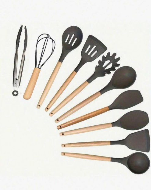 Full kitchen silicone utensil set