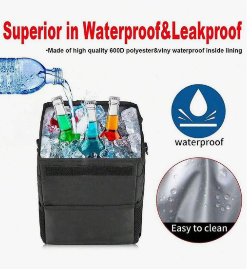 Multifunctional foldable trash/storage box