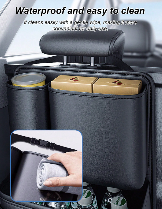 Leather trunk organizer