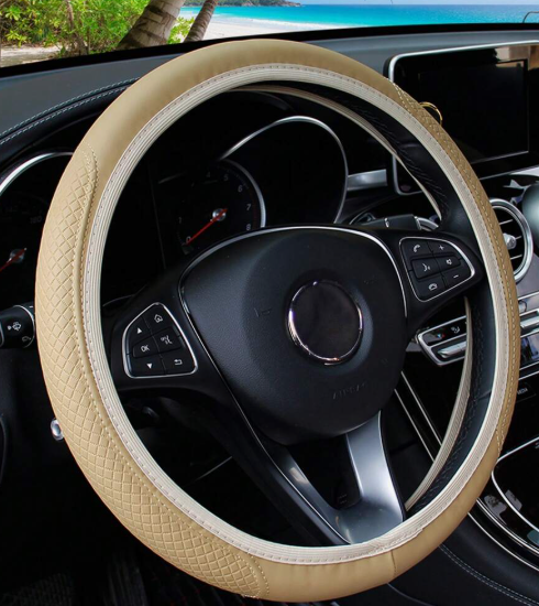 Comfortable steering wheel cover