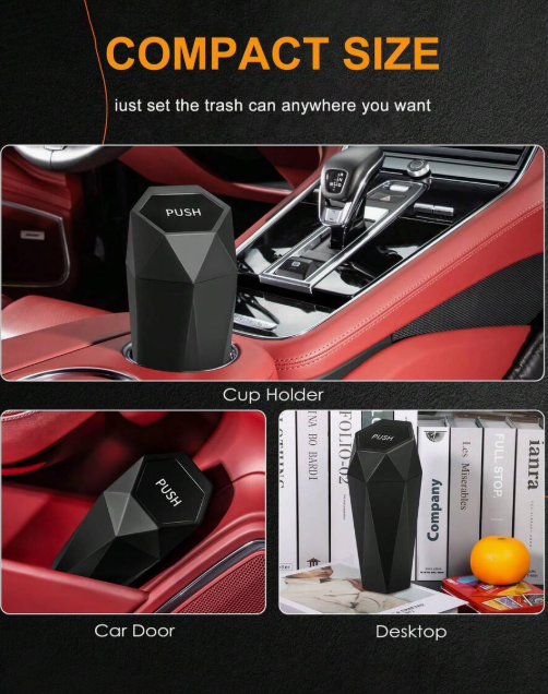 Compact trash can