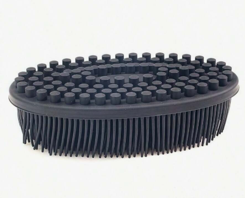 Anti bacterial silicone scrub