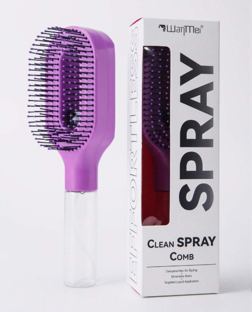 2-In-1 Spray Hairbrush