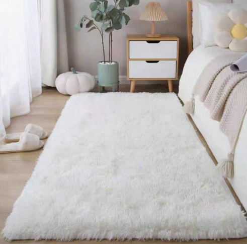 Aesthetic plush carpet