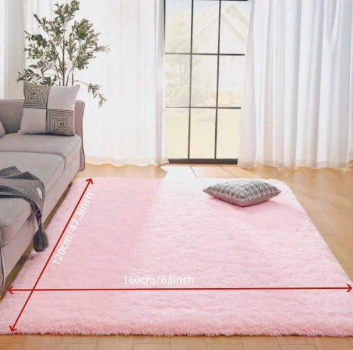 Aesthetic plush carpet