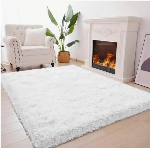 Aesthetic plush carpet