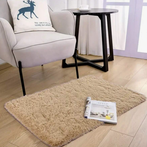 Aesthetic plush carpet