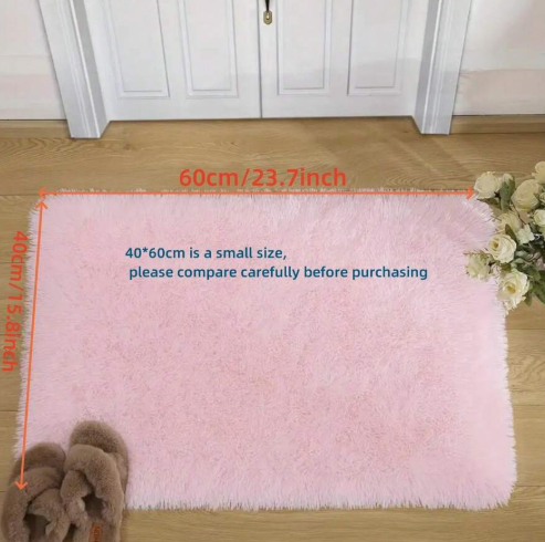 Aesthetic plush carpet