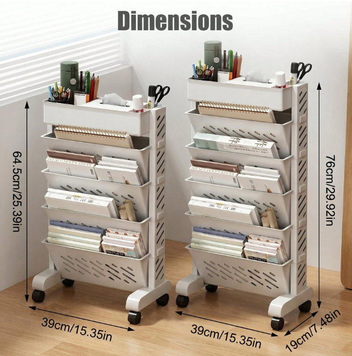 Mobile Rolling Document Organizer