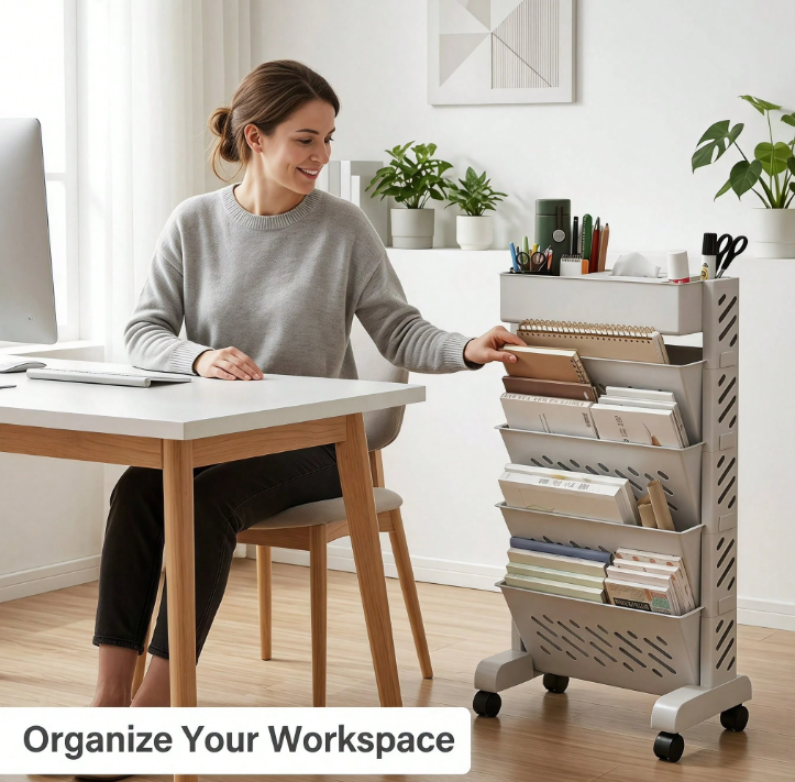 Mobile Rolling Document Organizer