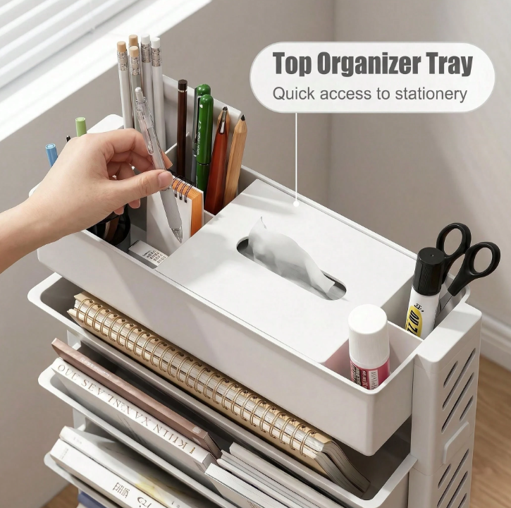 Mobile Rolling Document Organizer