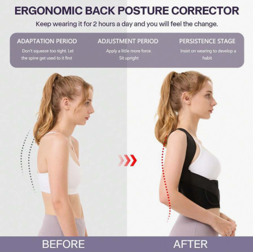Reinforced Adjustable posture corrector
