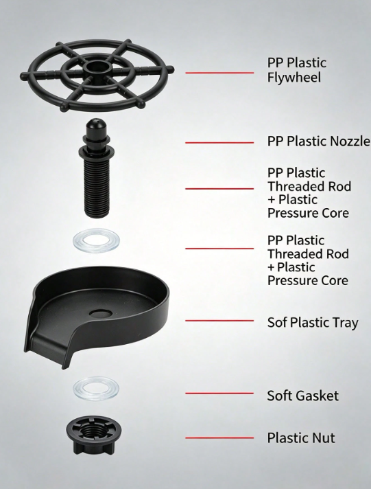 High pressure automatic dish washer