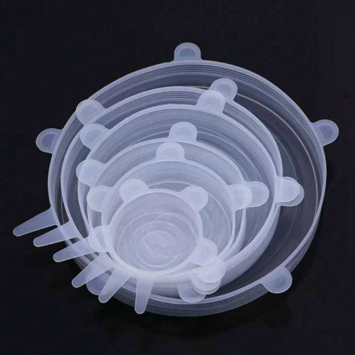 6-piece silicone stretch lids
