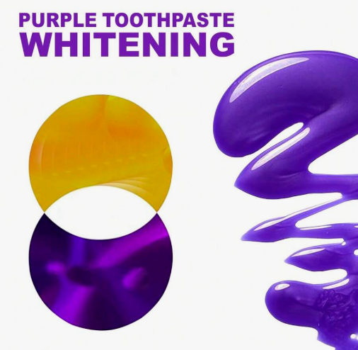 Purple Teeth Whitening Toothpaste