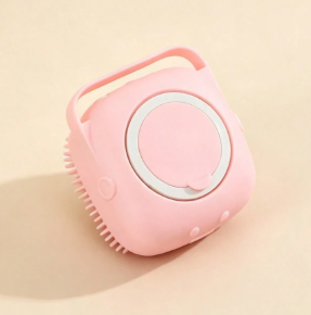 Silicone pet cleaning brush